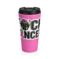 Pink FCK CANCER - Stainless Steel Travel Mug
