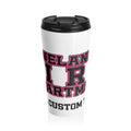 RHINELANDER FIRE breast cancer stainless steel travel mug - Customizable Text