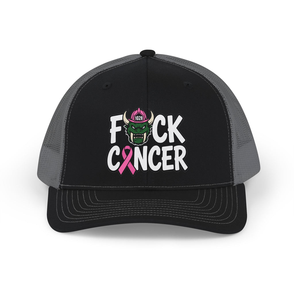 Trucker Cap — “F*ck Cancer” Pink Ribbon Cancer Awareness Snapback