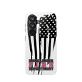 iPhone Magnetic Impact Case — Rhinelander Fire Department Pink & Black Flag Design