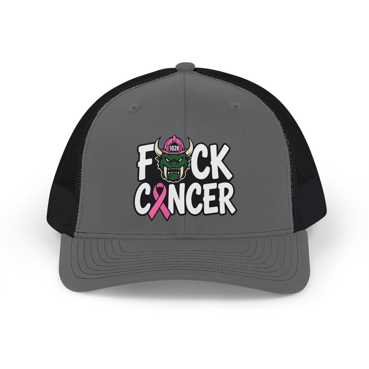 Trucker Cap — “F*ck Cancer” Pink Ribbon Cancer Awareness Snapback