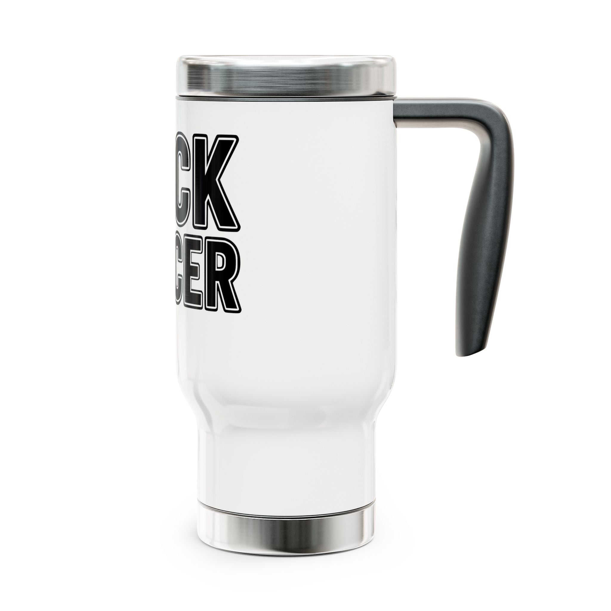 Stainless Steel Travel Mug with Handle, 14oz