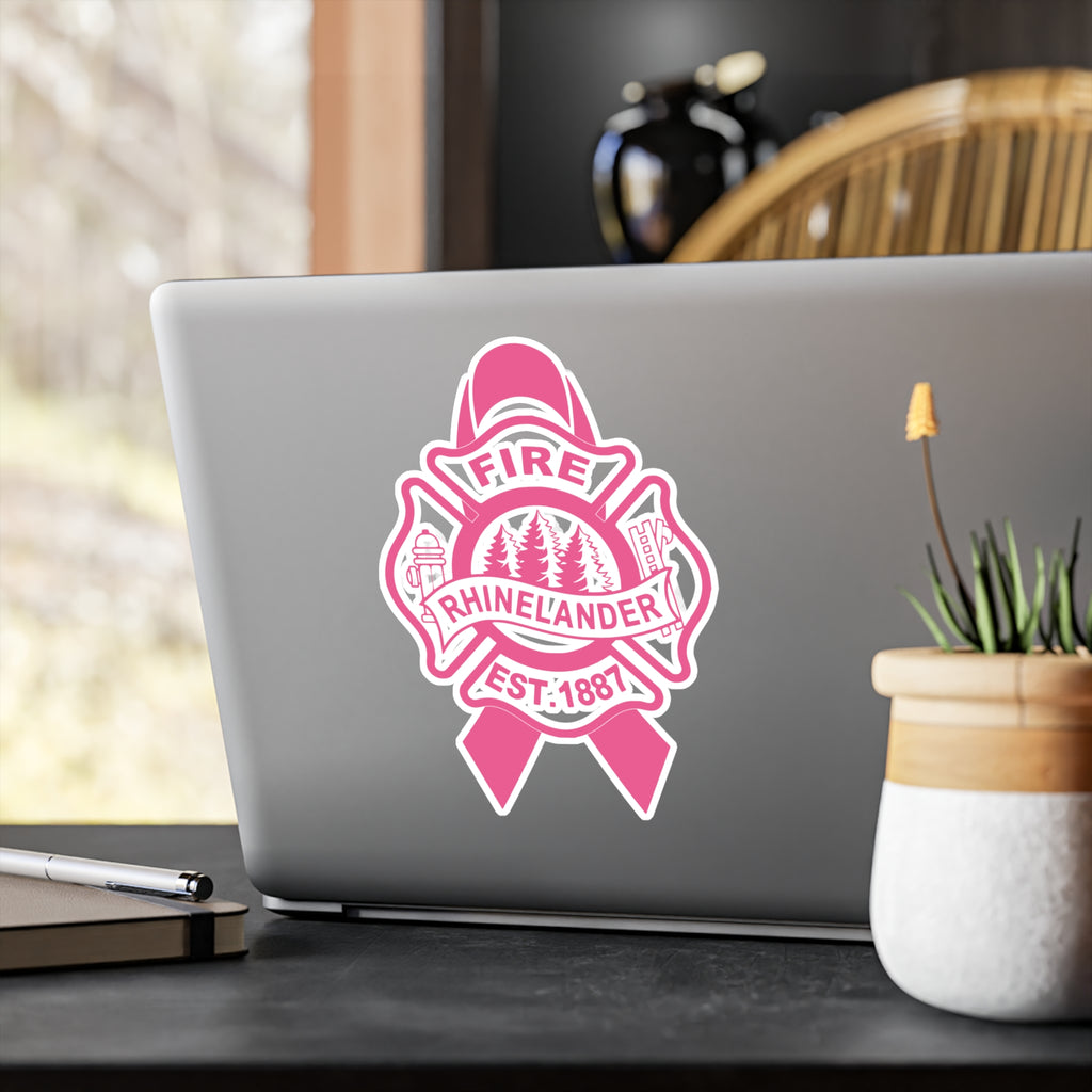 RFD Breast Cancer Ribbon Sticker