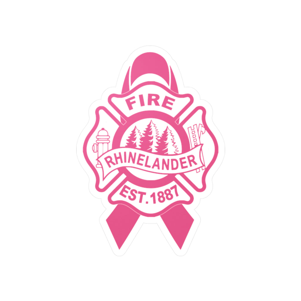 RFD Breast Cancer Ribbon Sticker