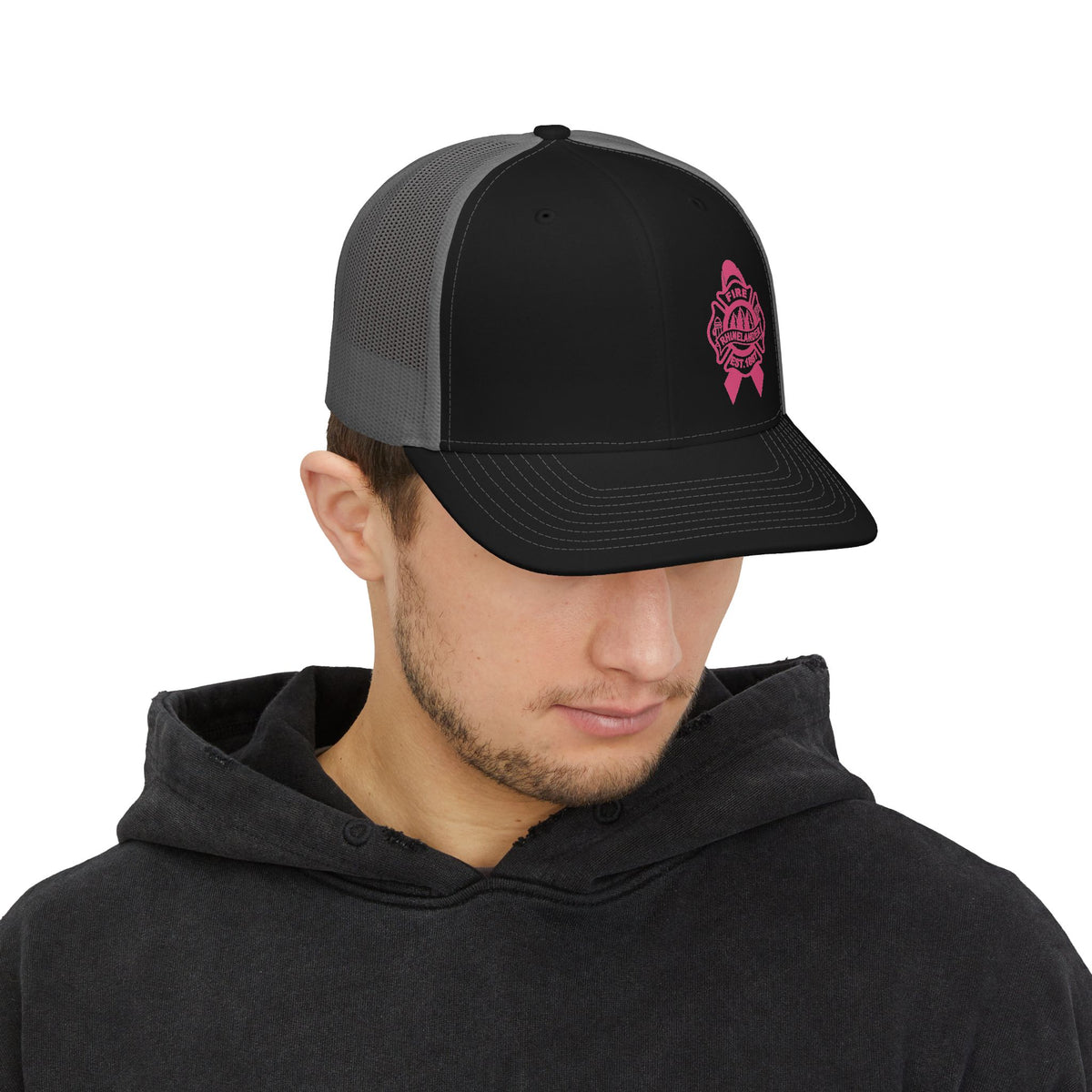 RFD Maltese cross / Pink Ribbon Cancer Awareness Snapback