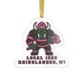 Rhinelander WI Local 1028 Firefighter HODAG Custom Shaped Ornament
