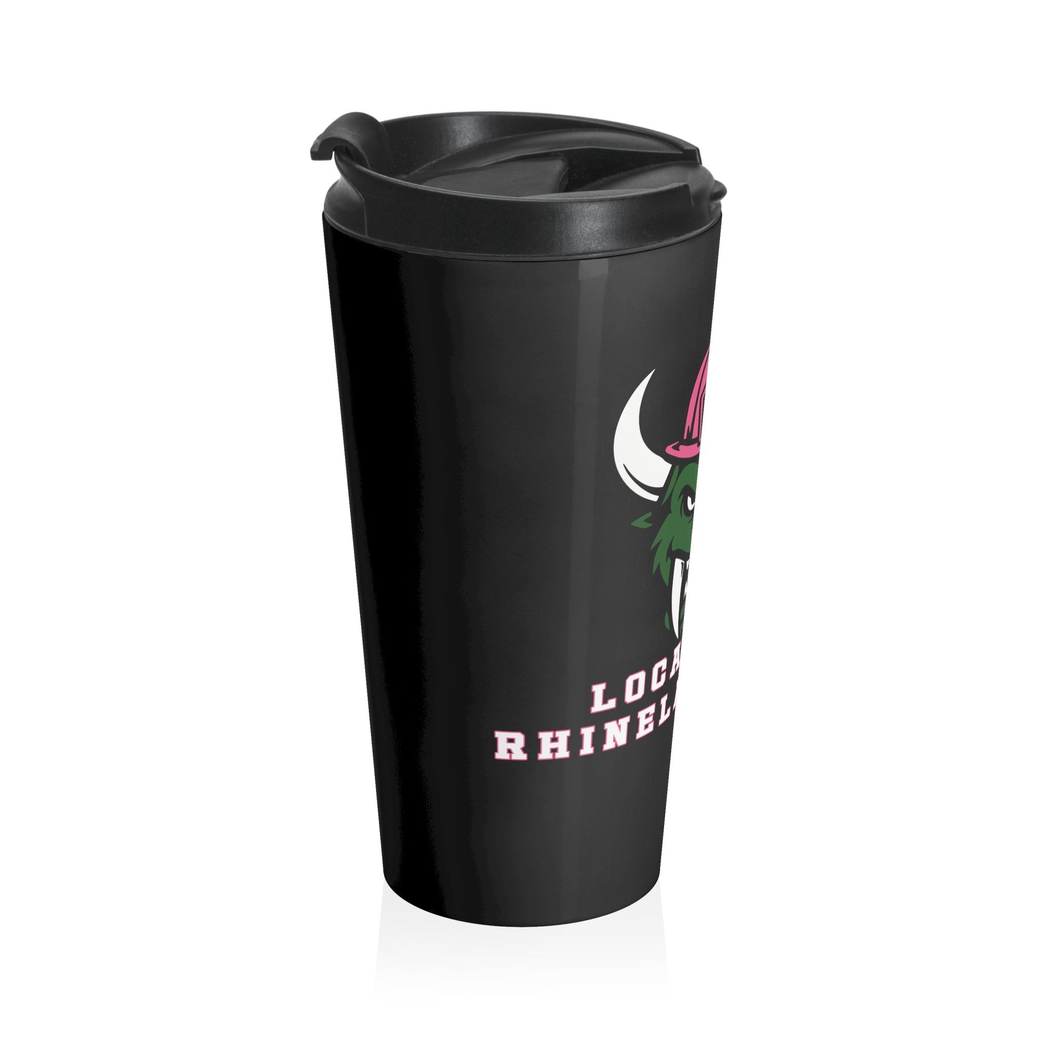 High-Insulation Travel Mug — 'Local 1028 Rhinelander, Wi' Firefighter HODAG Design