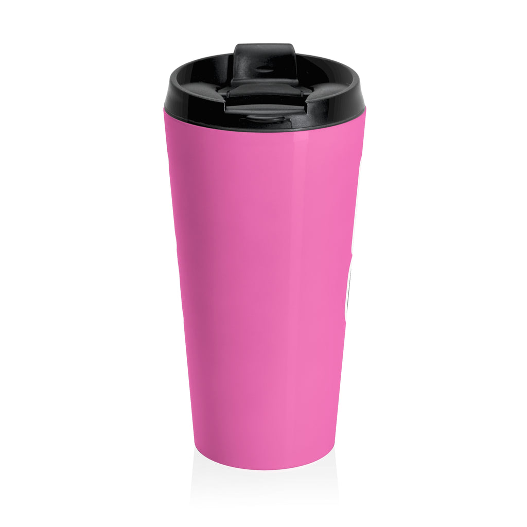 Pink FCK CANCER - Stainless Steel Travel Mug
