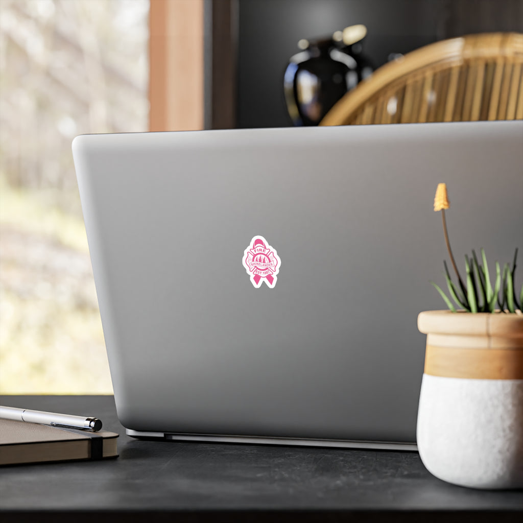 RFD Breast Cancer Ribbon Sticker